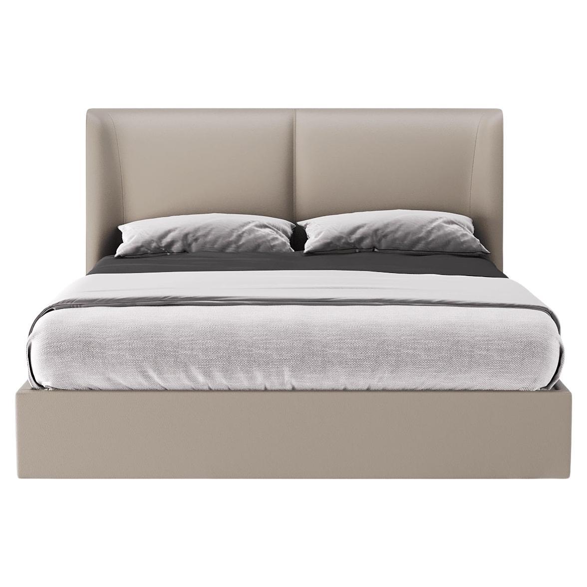 Arcadia King Size-Bett, handgefertigt aus dem eigenen Material der Kunden
