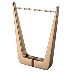 "Arcadia" Umbrella Stand with Bronze, Stainless Steel Detail, Handmade, Istanbul