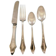 Arcadian by Towle Sterling Silver Flatware Set for 12 Service 54 Pieces