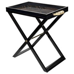 Arcahorn Pantelleria Serving Table In Macassar Ebony by Filippo Dini