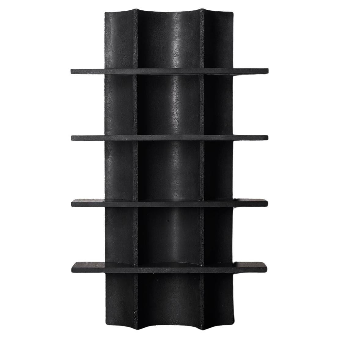 Arcaica Bookcase in Pietra Lavica Marble by Bufalini Marmi