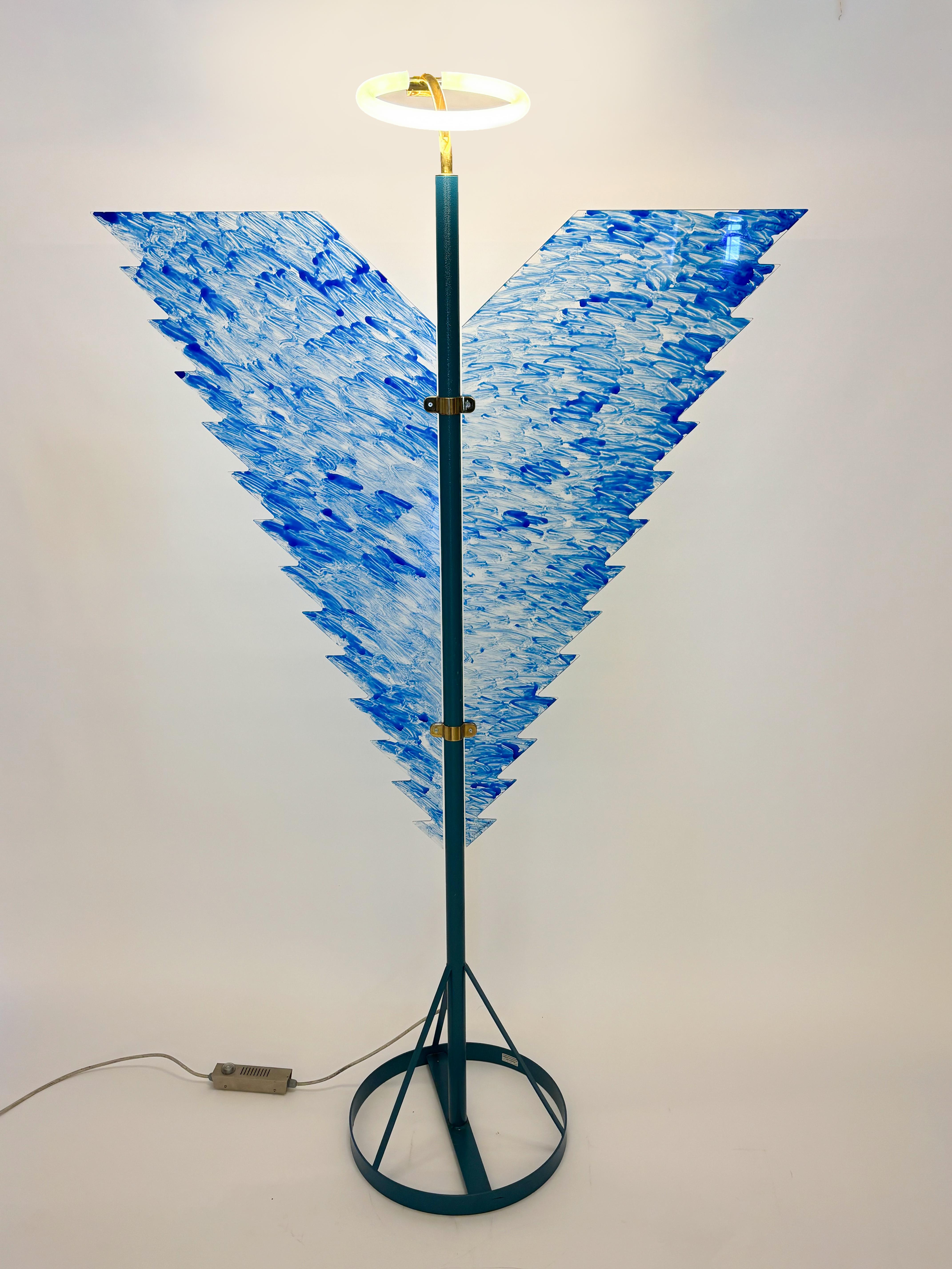 Moderne Lampadaire Arcangelo Metropolitano d'Ugo La Pietra pour Lumen Center en vente