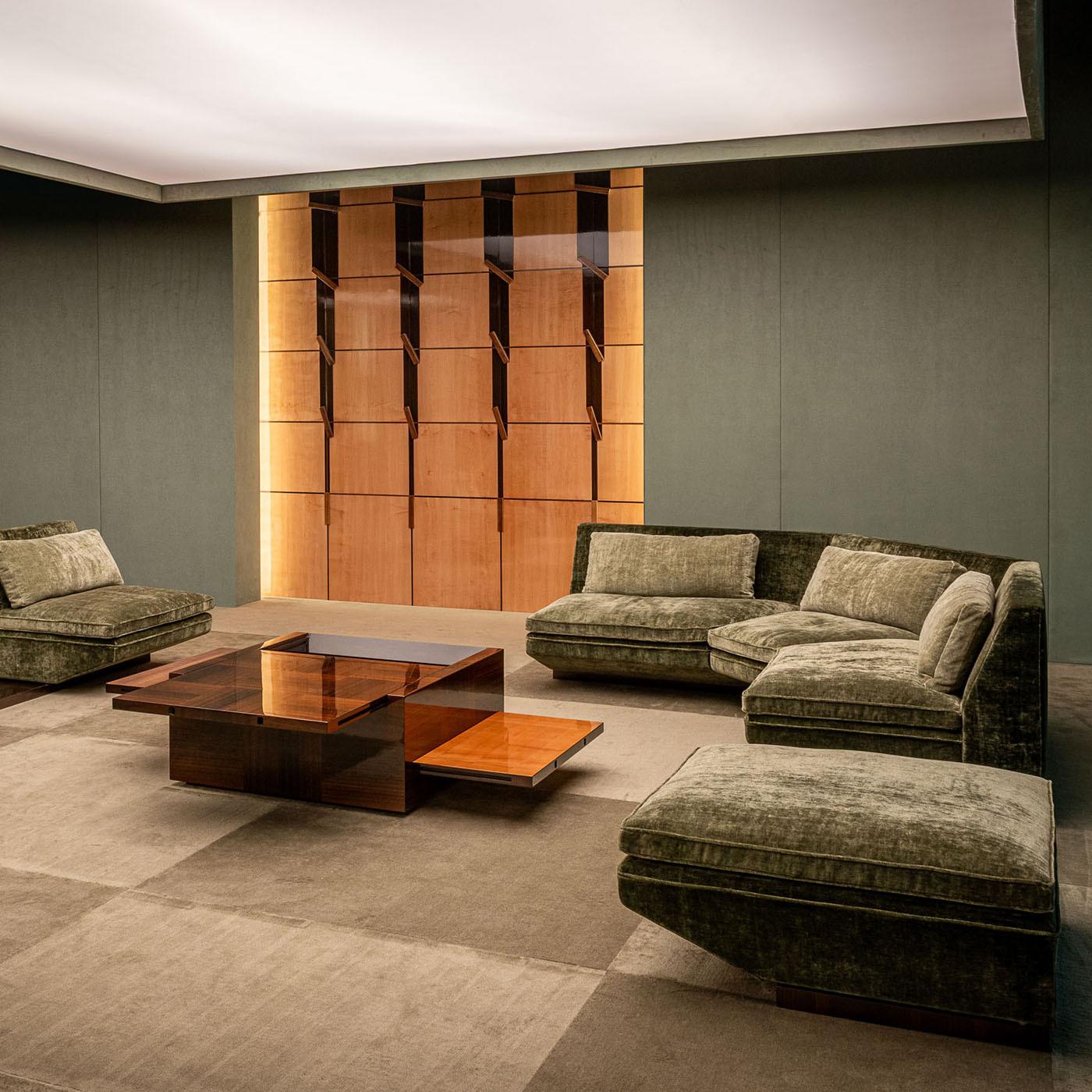 Arcano Cube Brown Wood Coffee Table by Storagemilano Neuf - En vente à Milan, IT