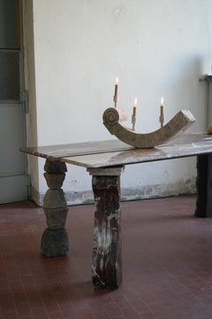 „Arced Remnant Granite Abra“ Kerzenleuchter von Studio DO