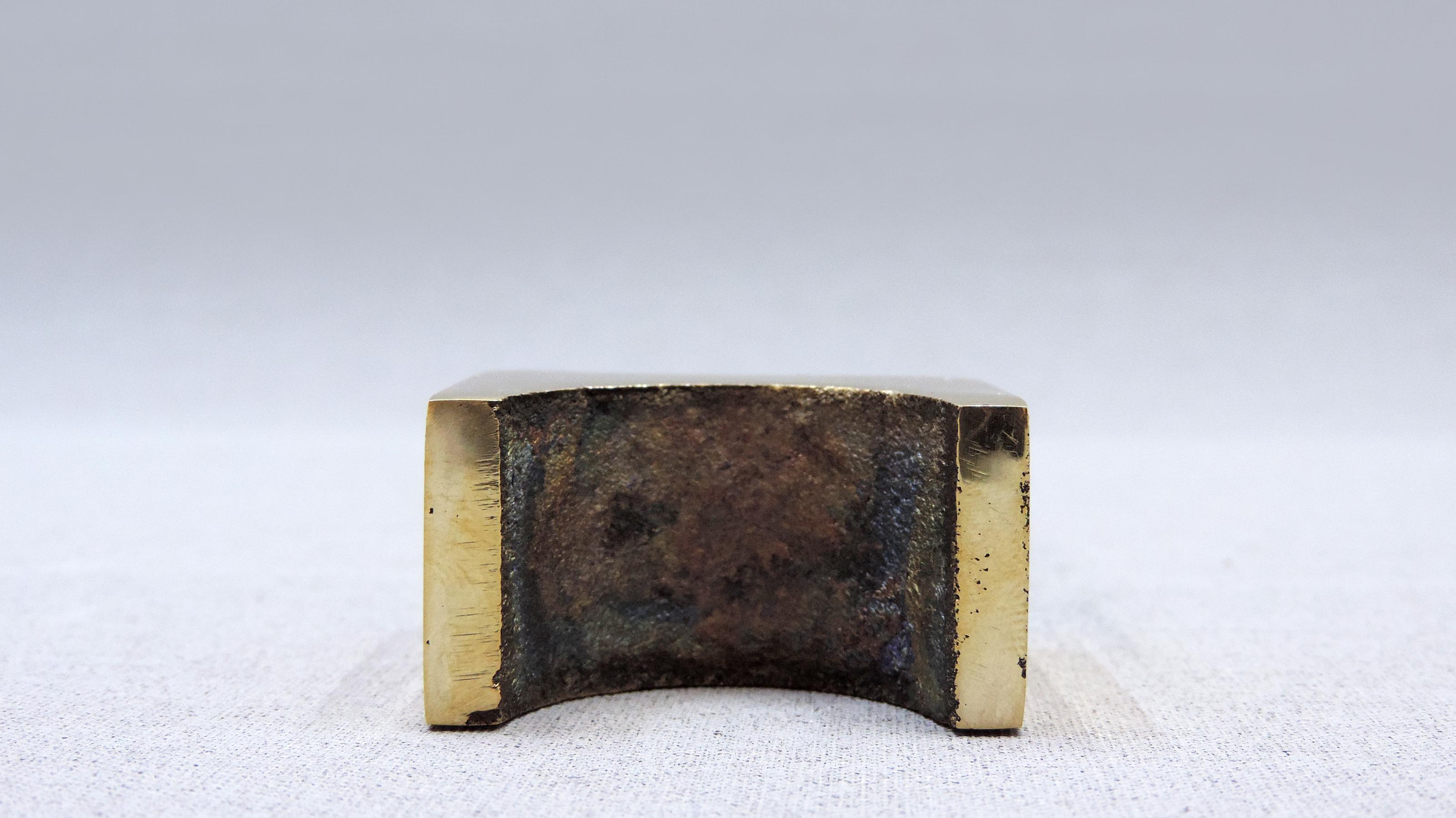Arch Bronze polierter Briefbeschwerer mit Bogen im Zustand „Neu“ im Angebot in LIEU-DIT BARAN, FR