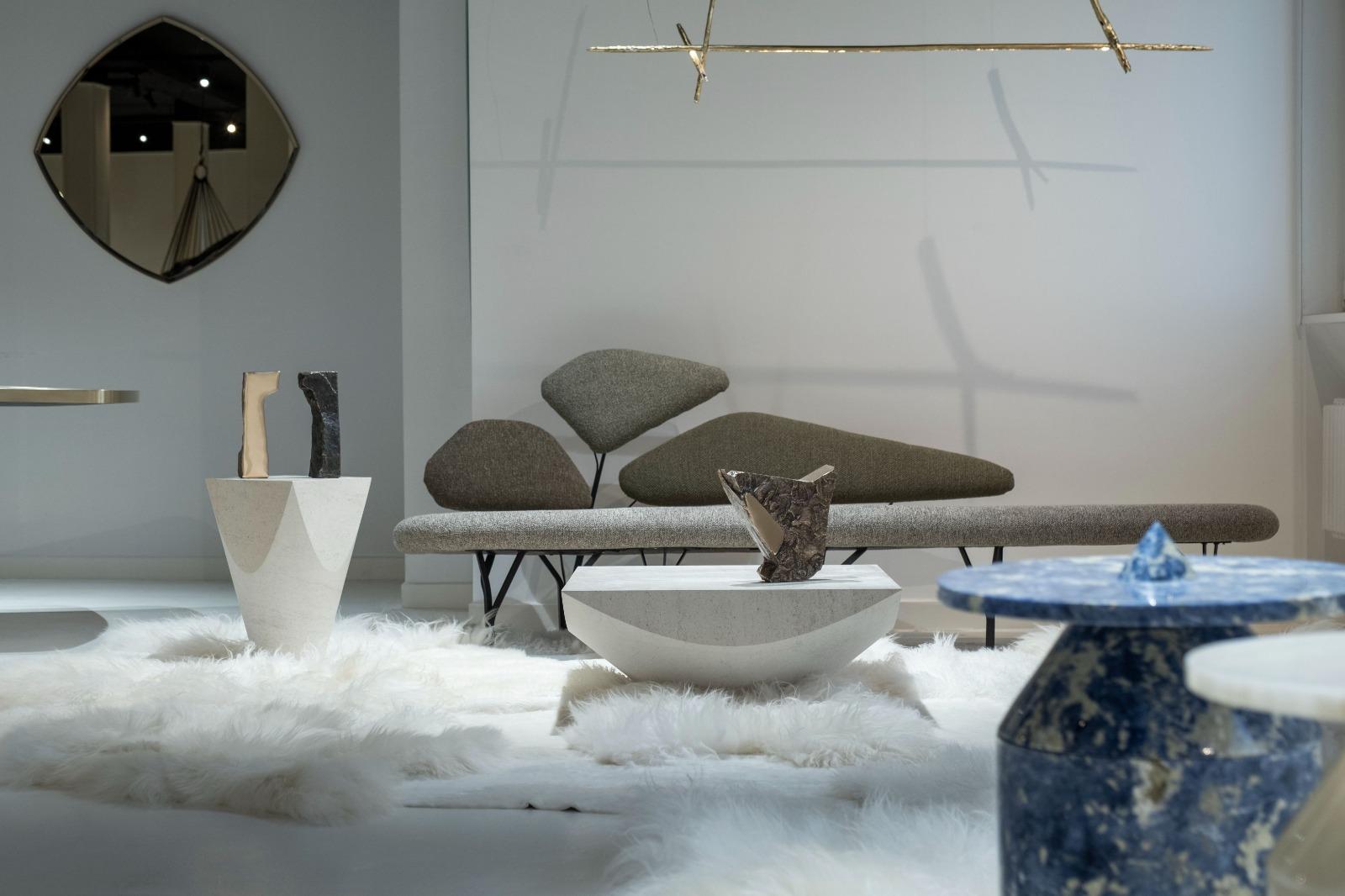 Arch Buffon Marble Coffee Table by Frédéric Saulou For Sale 2