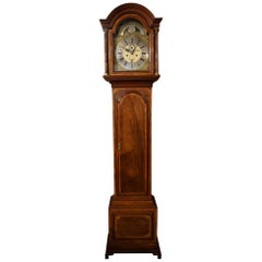 Arch Dial 8 Day Mahogany Longcase Clock, by Christopher Locket, Tetbury 18th C
