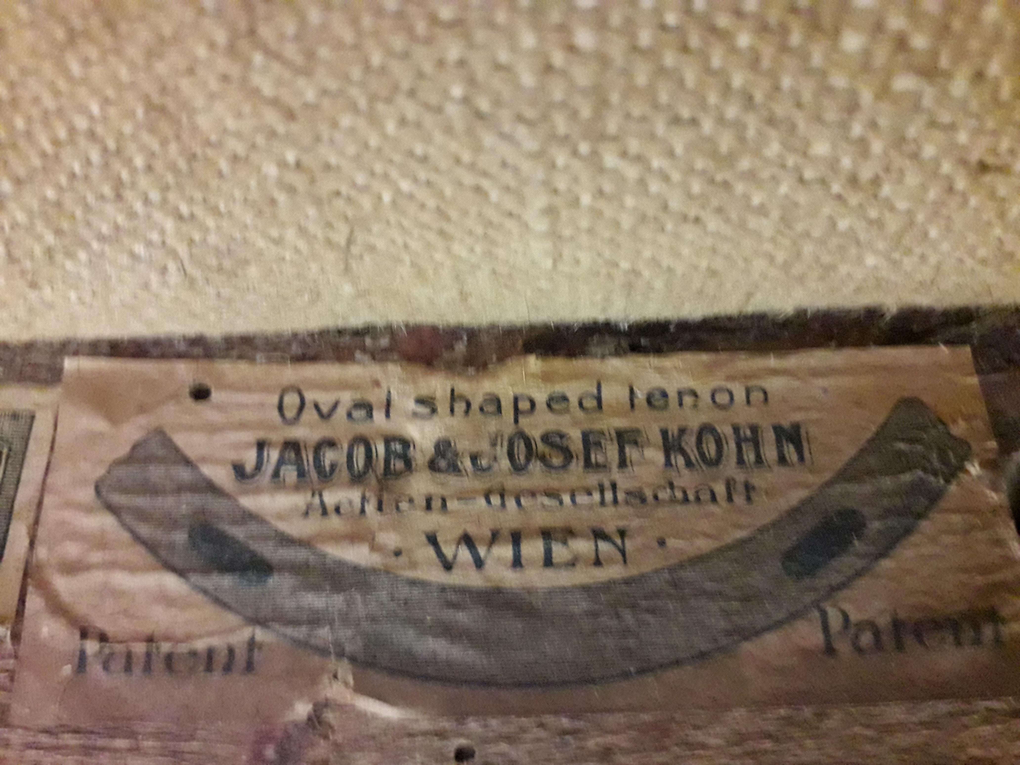 Arch. Gustav Siegel, J.&J. Kohn, Rare Parlor with Patent 13