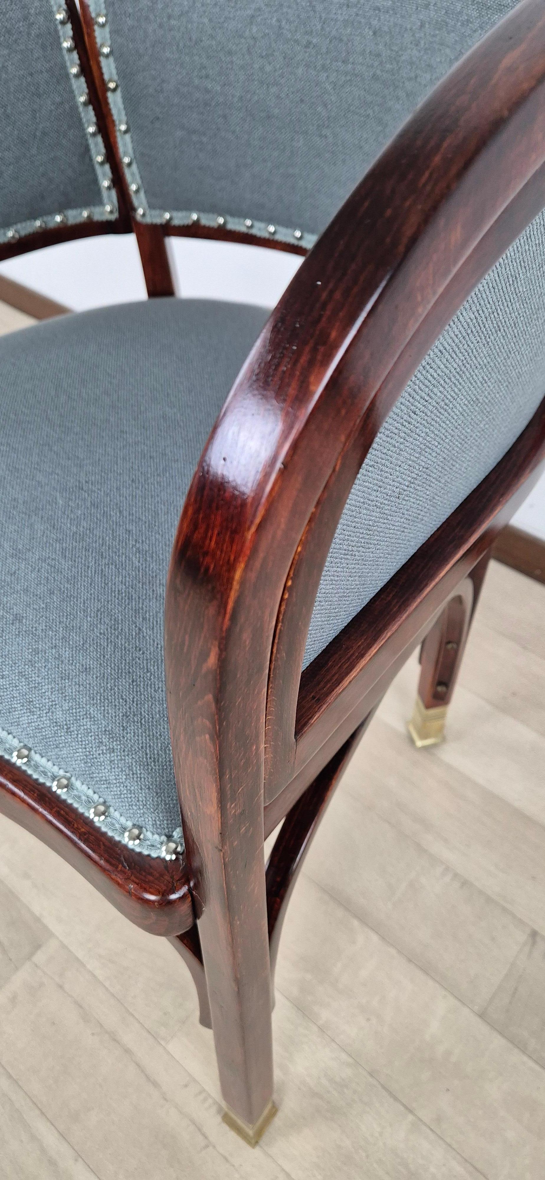 Arch. Gustav Siegel Rare Armchair Mod. 716/F en vente 7