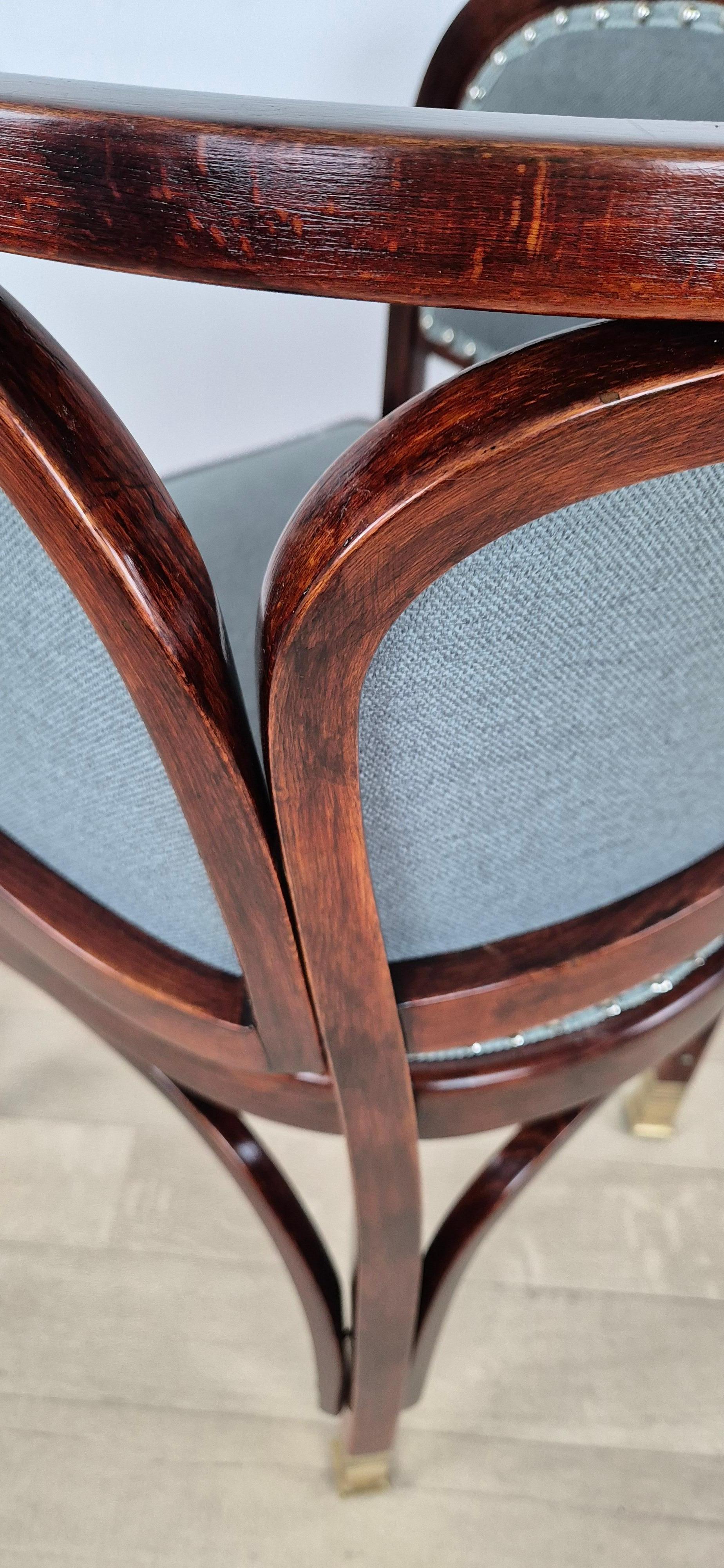 Arch. Gustav Siegel Rare Armchair Mod. 716/F en vente 12