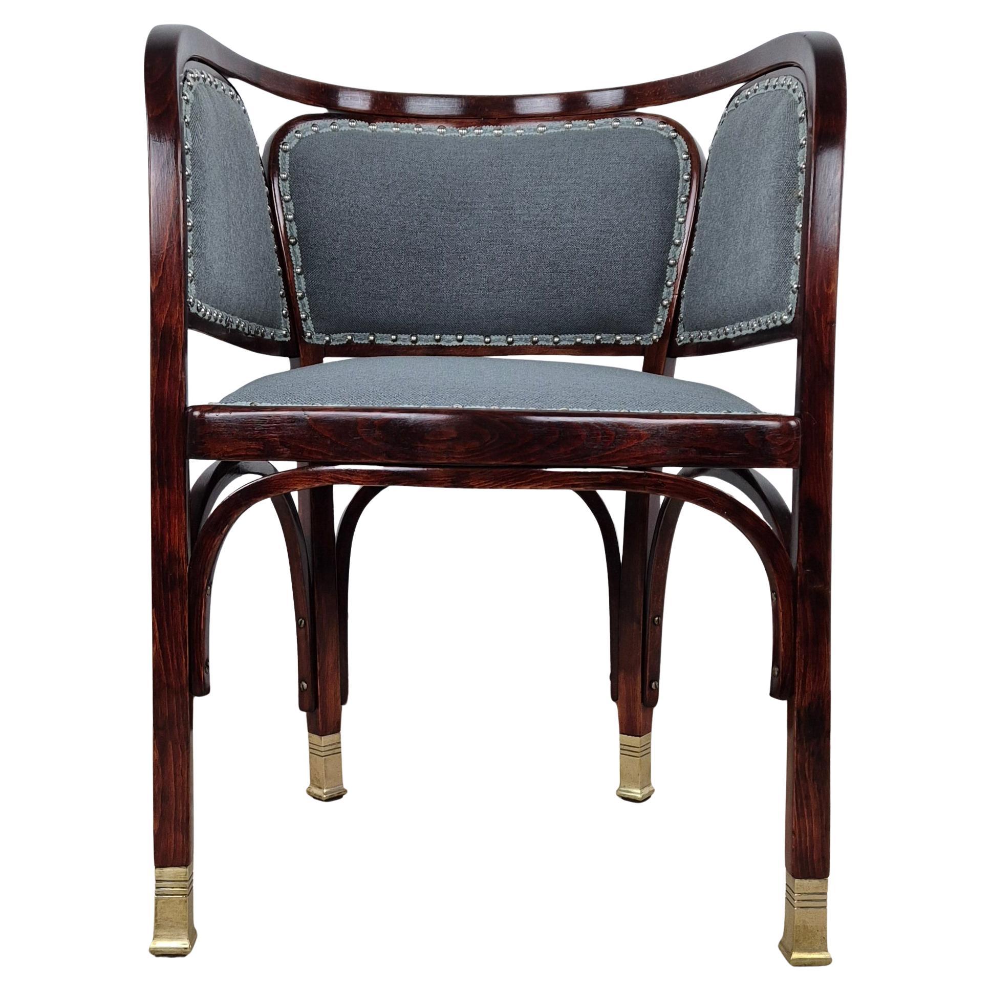 Arch. Gustav Siegel Rare Armchair Mod. 716/F en vente