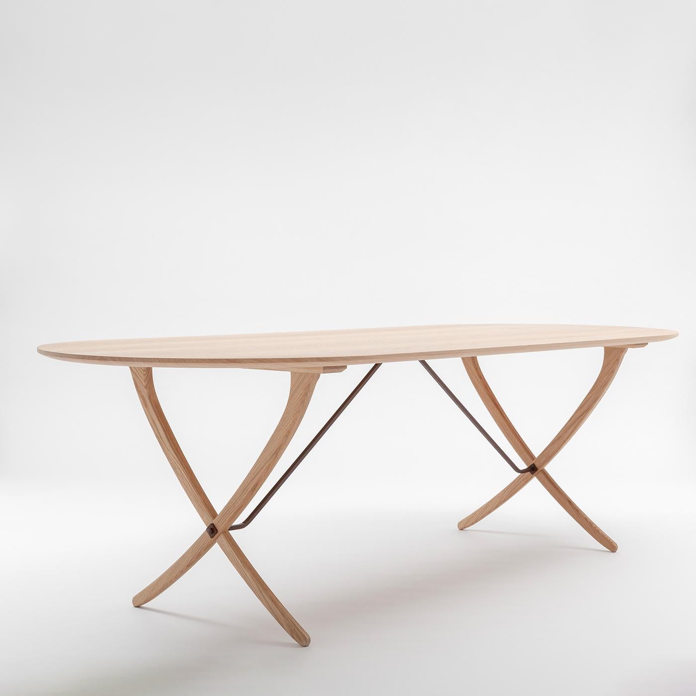 Arch Medium Durmast Dining Table In New Condition For Sale In Milan, IT