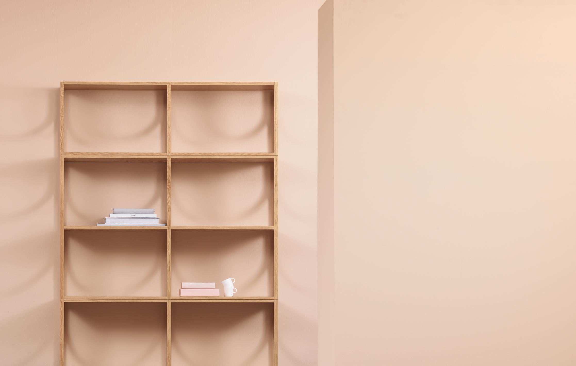 Laqué Mini-étagère Arch de Fogia, chêne clair en vente