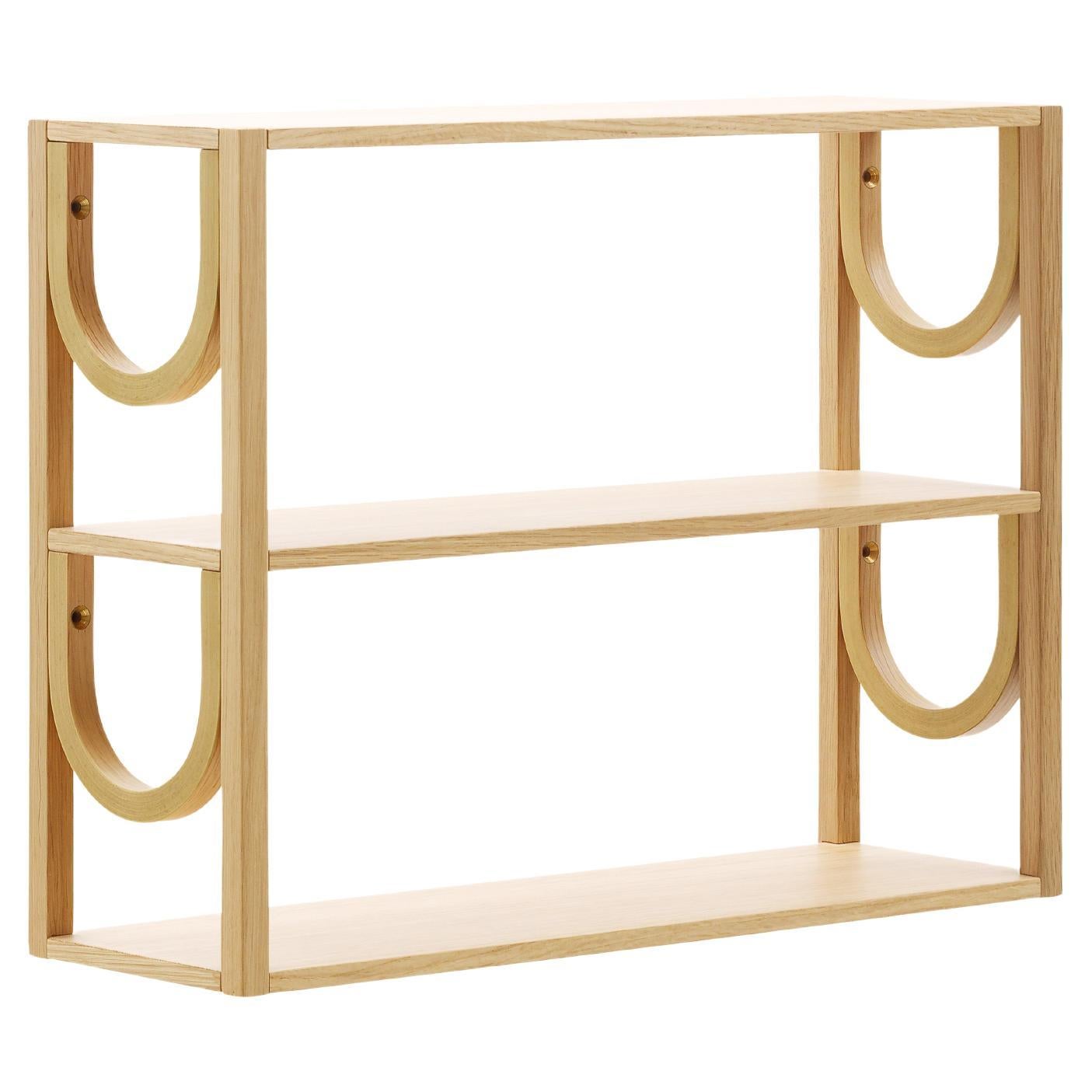 Arch Mini Shelf by Fogia, Light Oak For Sale
