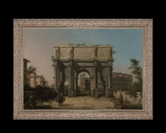 Arch of Constantine, after Grand Tour Oil Painting by Artist Canaletto