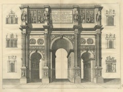 Arch of Constantine in Full Elevation with Six Small Arches, 1722