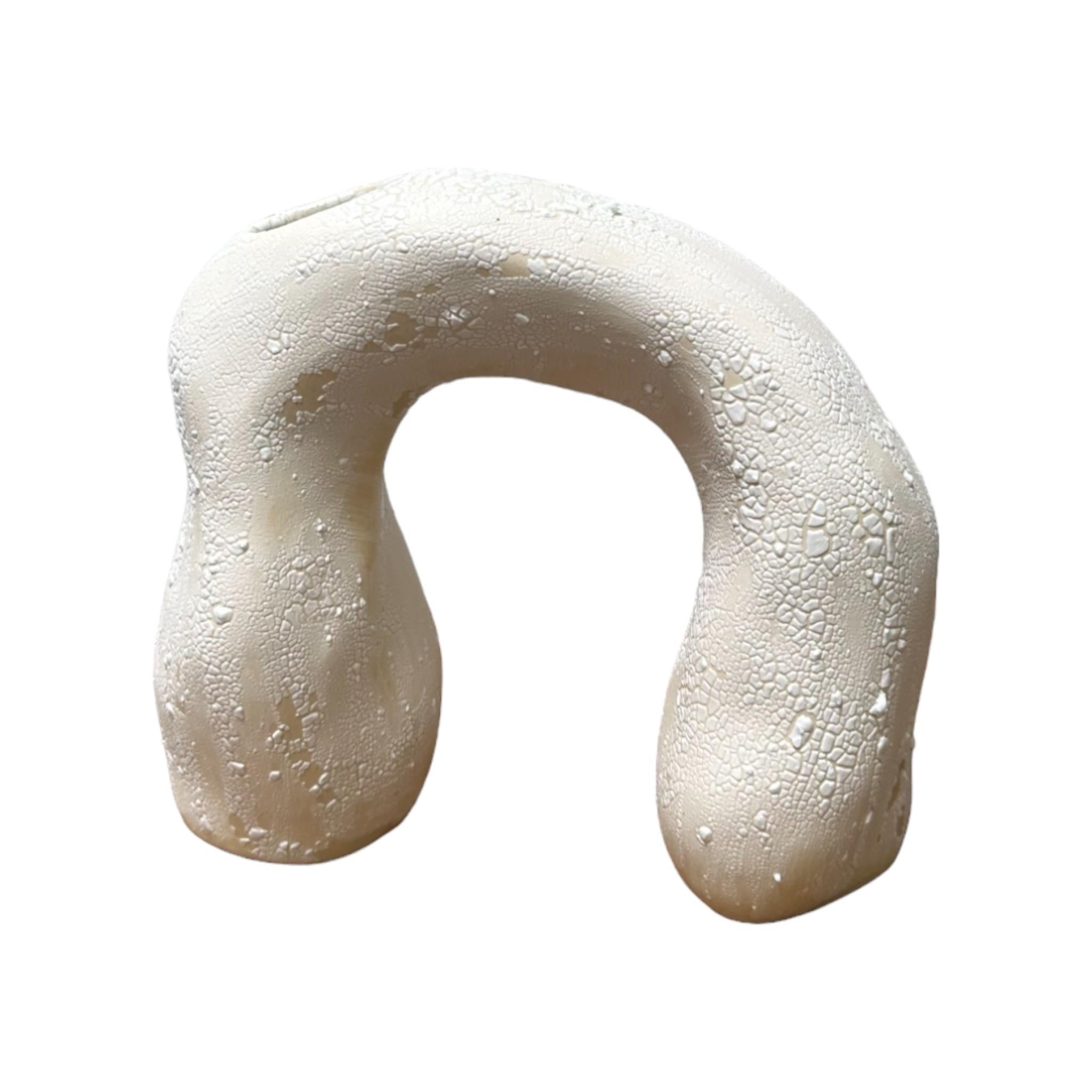Fait main Vase en grès Arch Vessel en vente