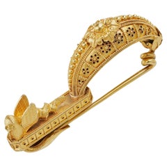 Spilla a fibula in stile archeologico