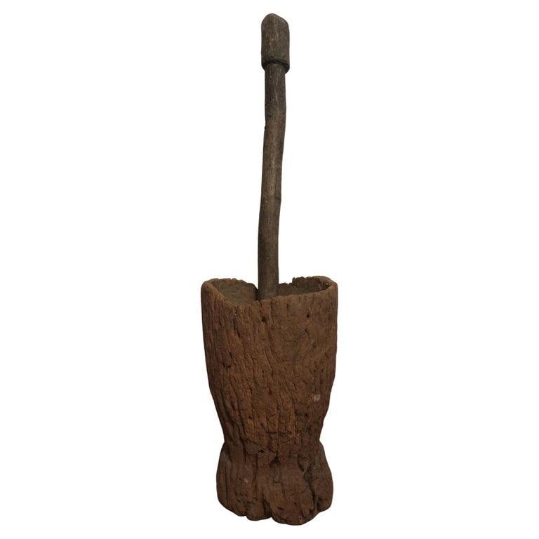 Archaic African Mortar Made from Ironwood For Sale at 1stDibs