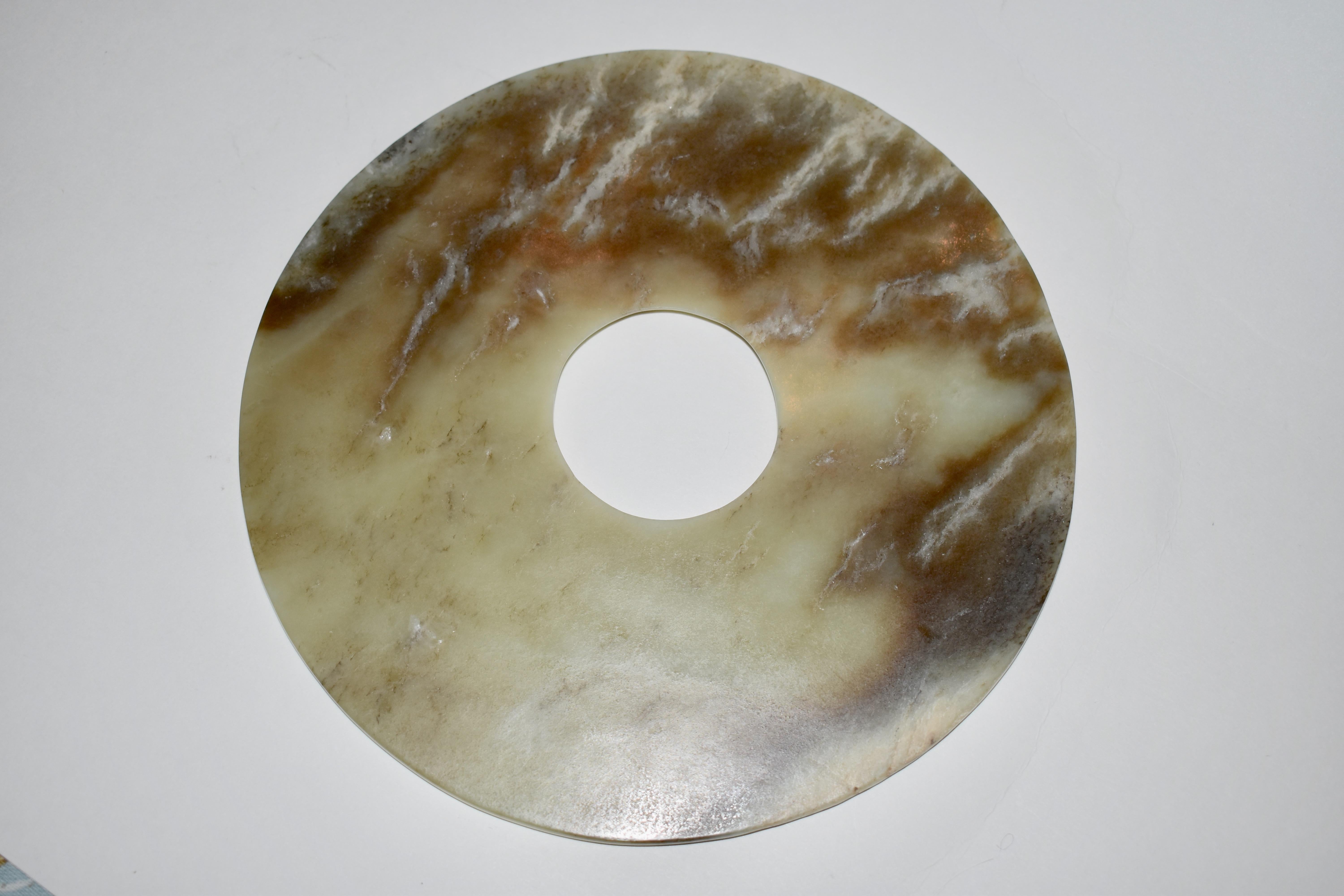 Archaik-Jade Bi, frühes Bronzezeitalter im Angebot 5