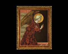 Archangel Gabriel, after Renaissance Oil Painting by Masolino da Panicale