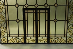 Arched 1920s Window with Moving Inside Panel