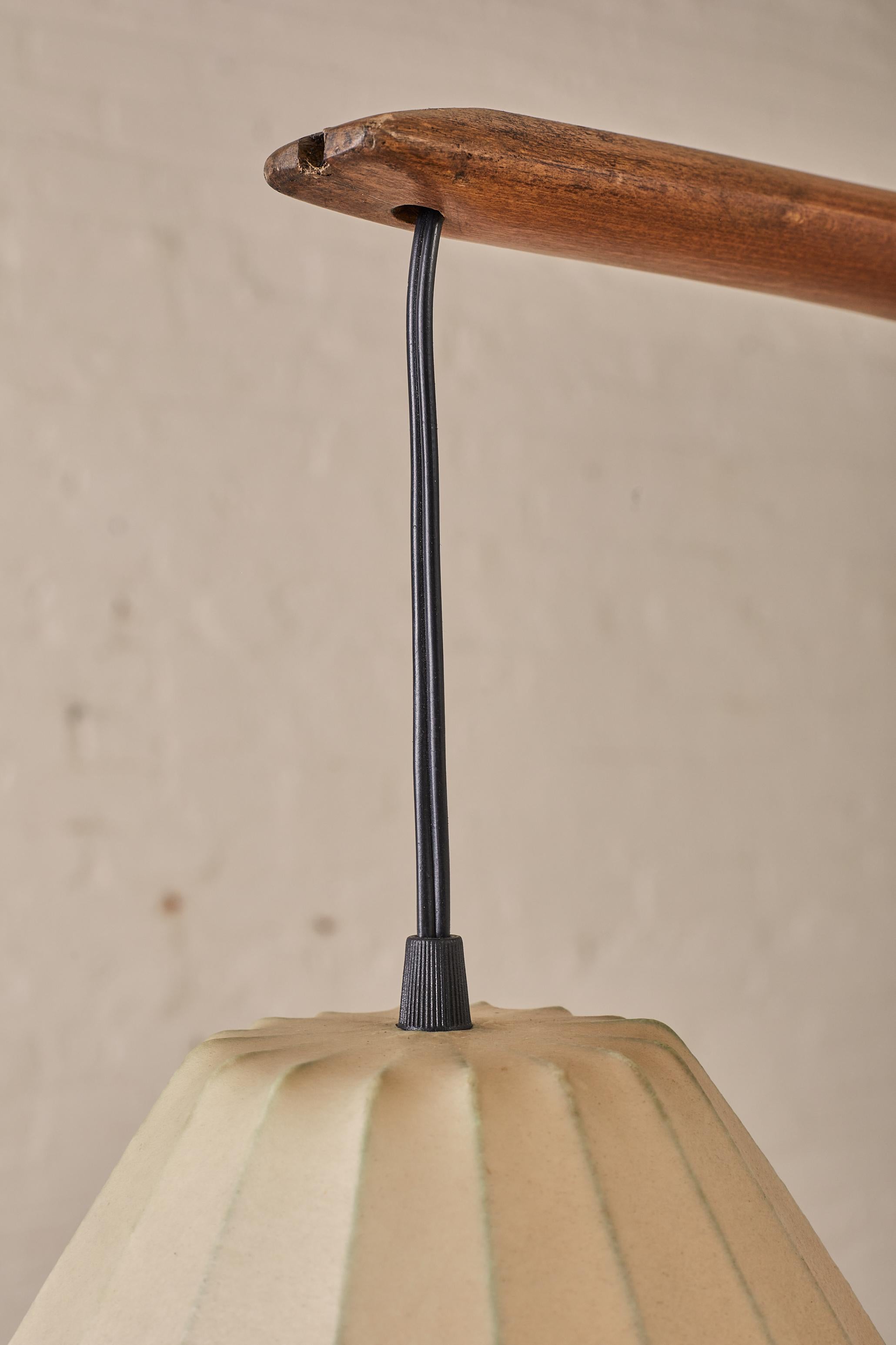wood arched floor lamp