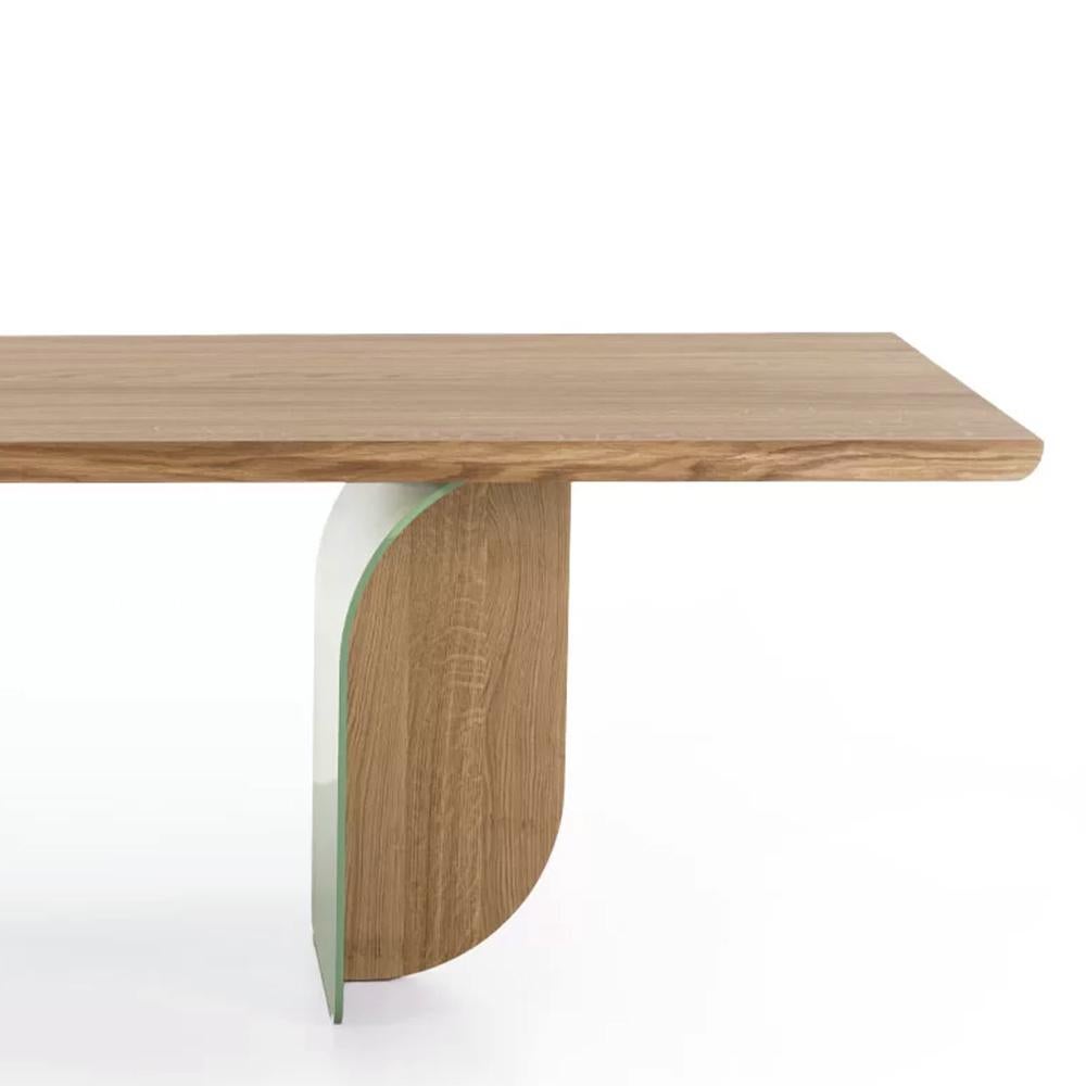 Hand-Crafted Arched Dining Table For Sale