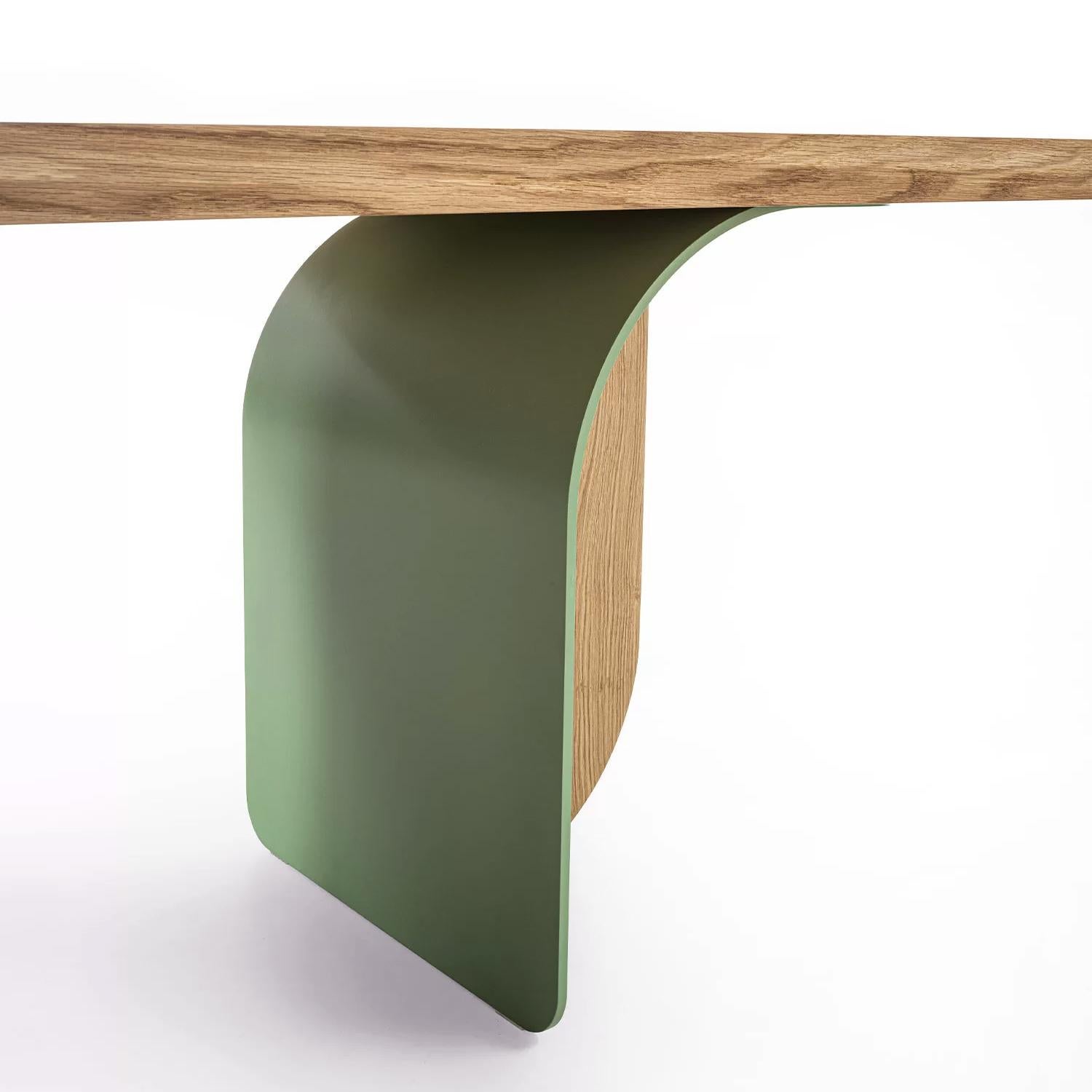 Contemporary Arched Dining Table For Sale