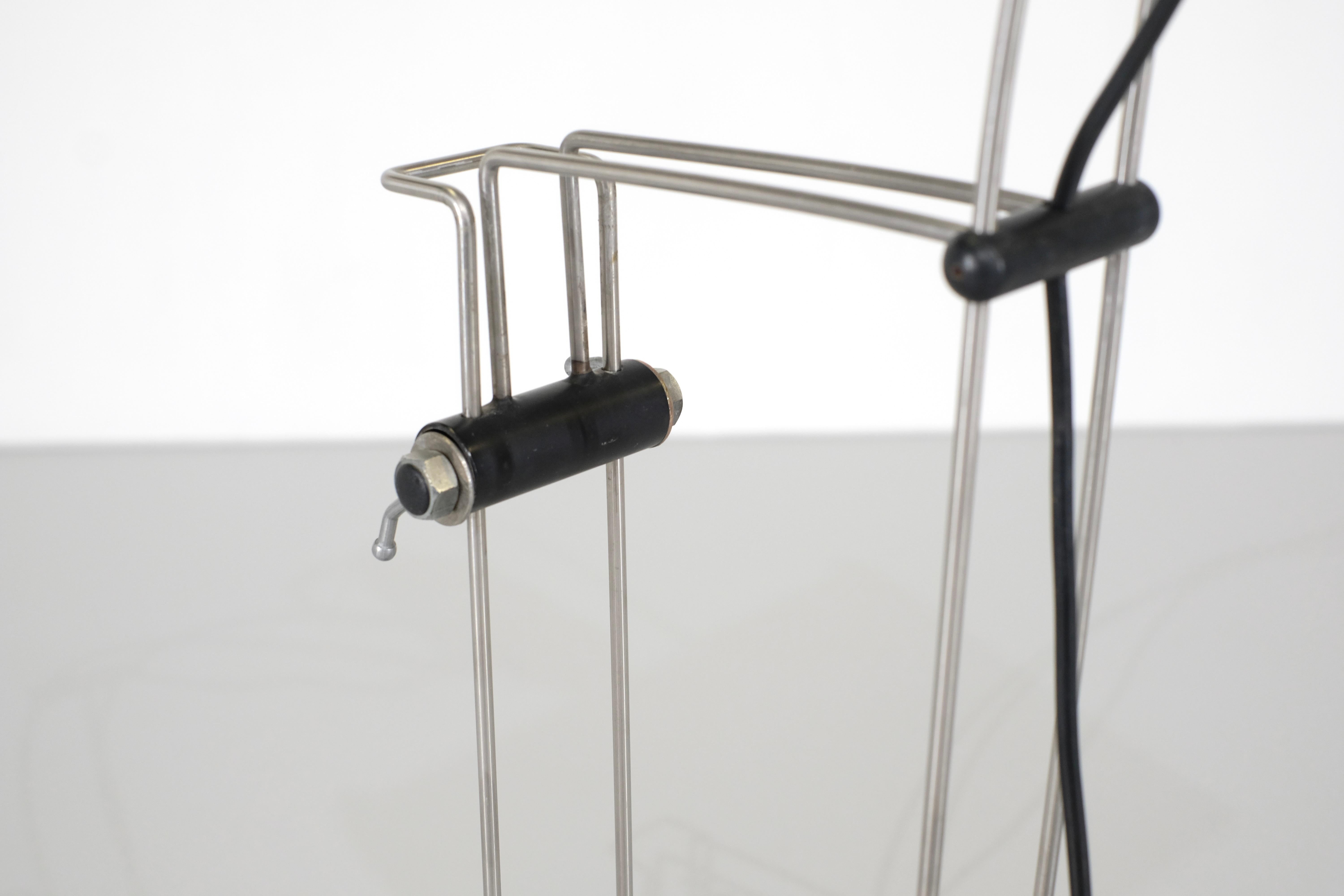 Lampada da terra ad arco di Pas d'Urbino & Lomazzi per Guzzini-1970 In condizioni ottime in vendita a Uccle, Bruxelles