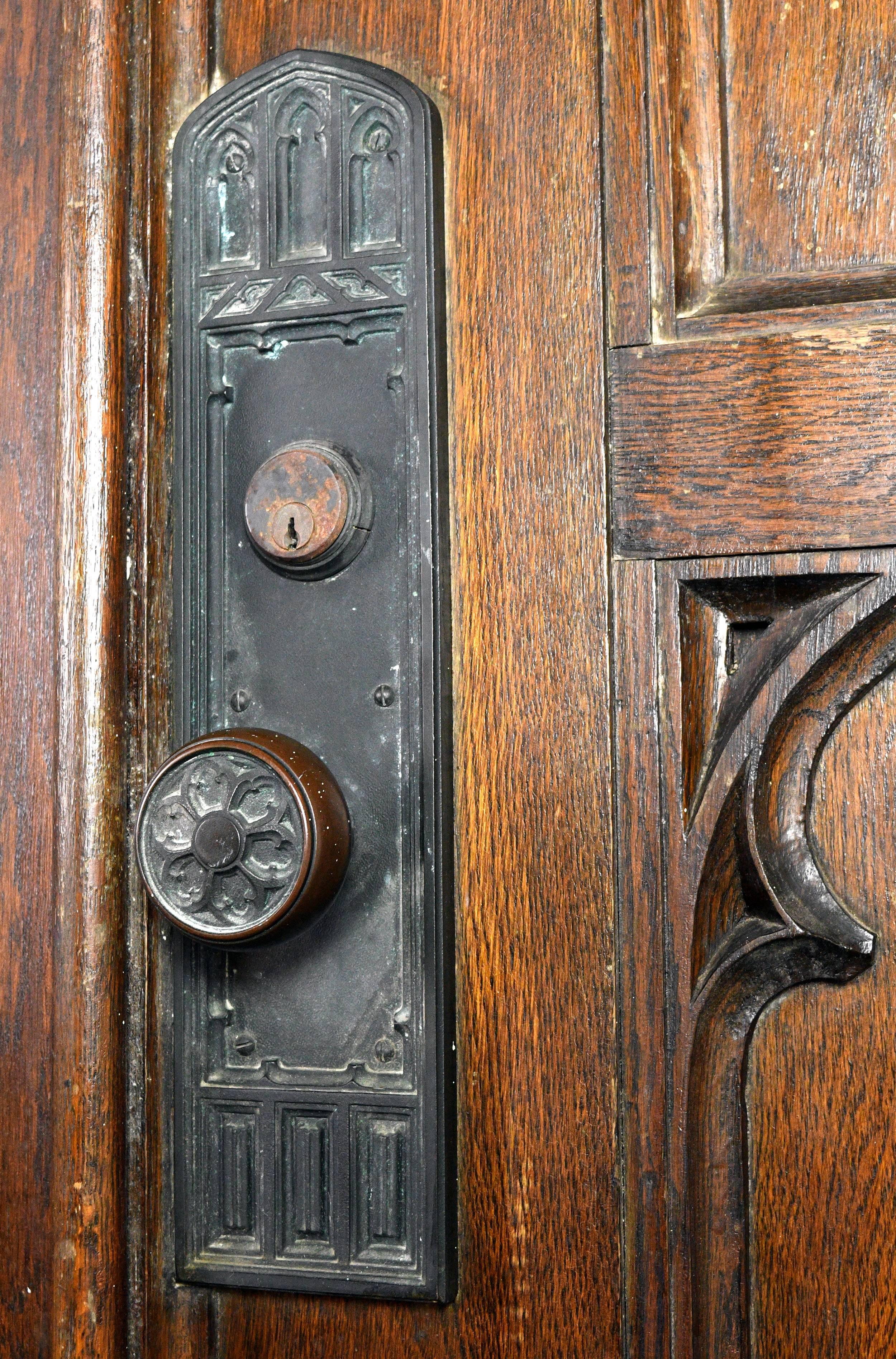 gothic double doors