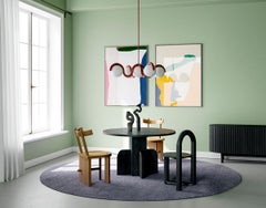 Chaise d'appoint ou mono arquée en chêne blanc par Objects & Ideas