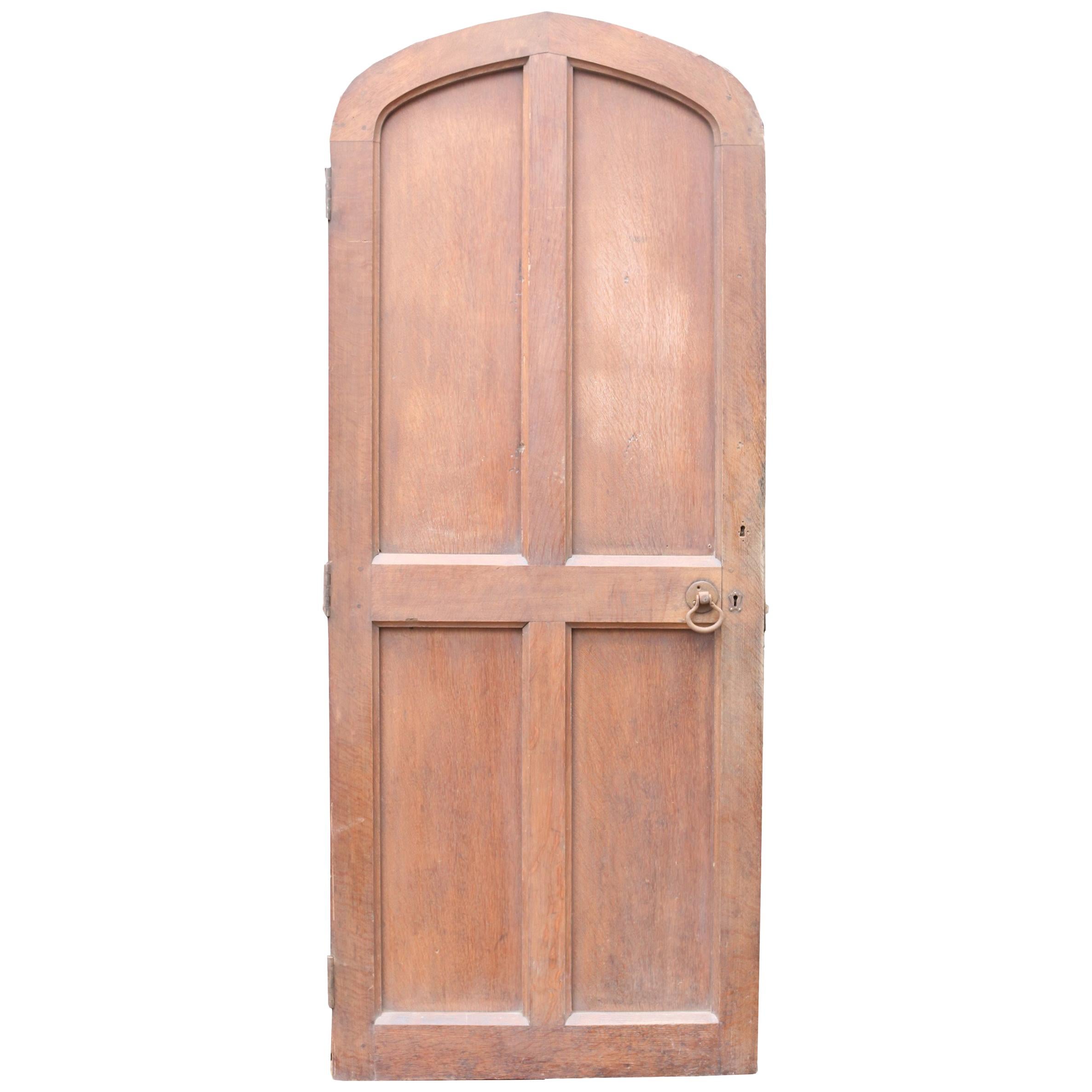 Arched Oak Door, circa 1900