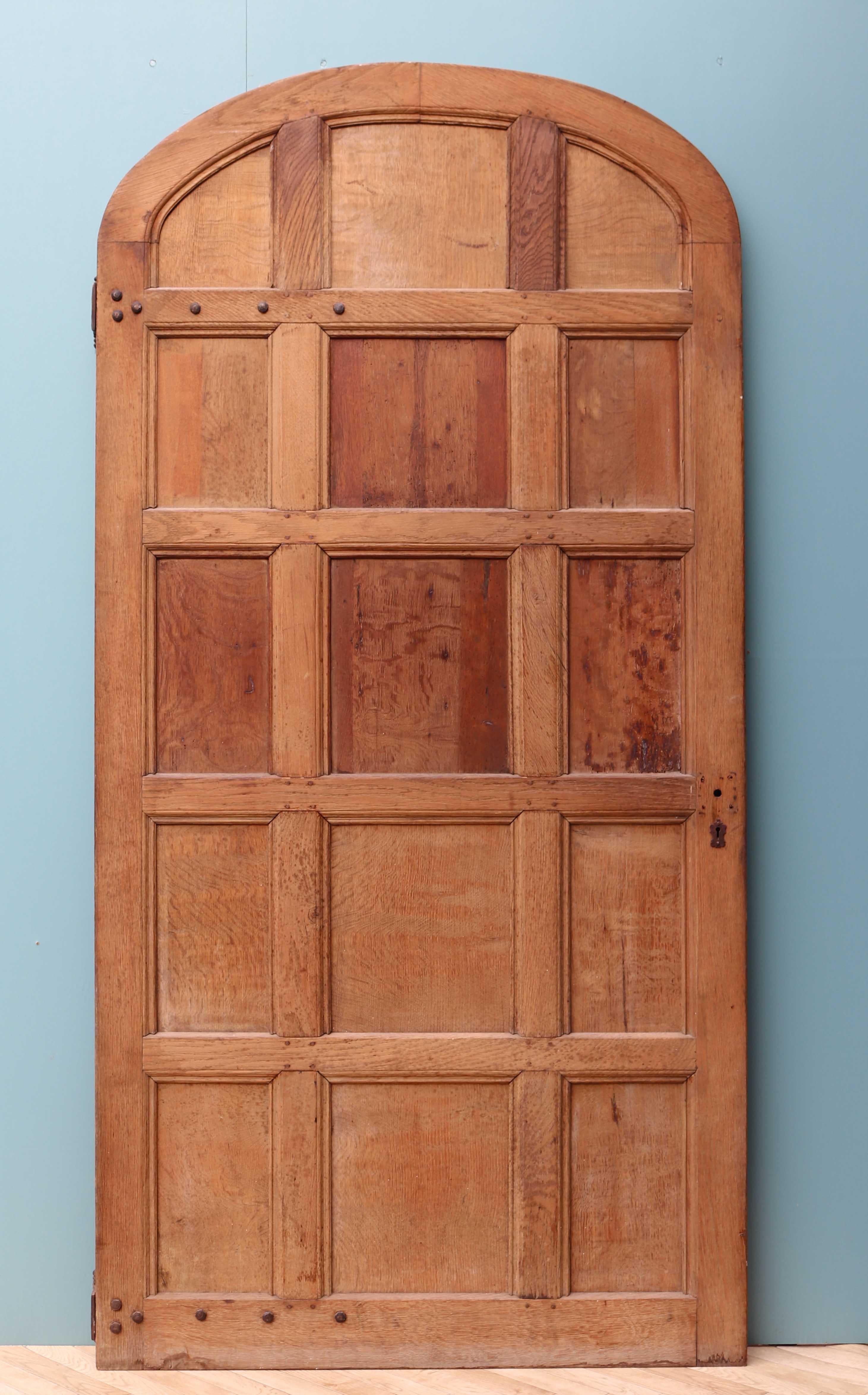 About

A very good quality and oak door, containing original Tudor period carved oak panels. This could be used as an exterior door if sheltered from the elements.

Condition Report

Good structural condition. No twisting, warping or insect