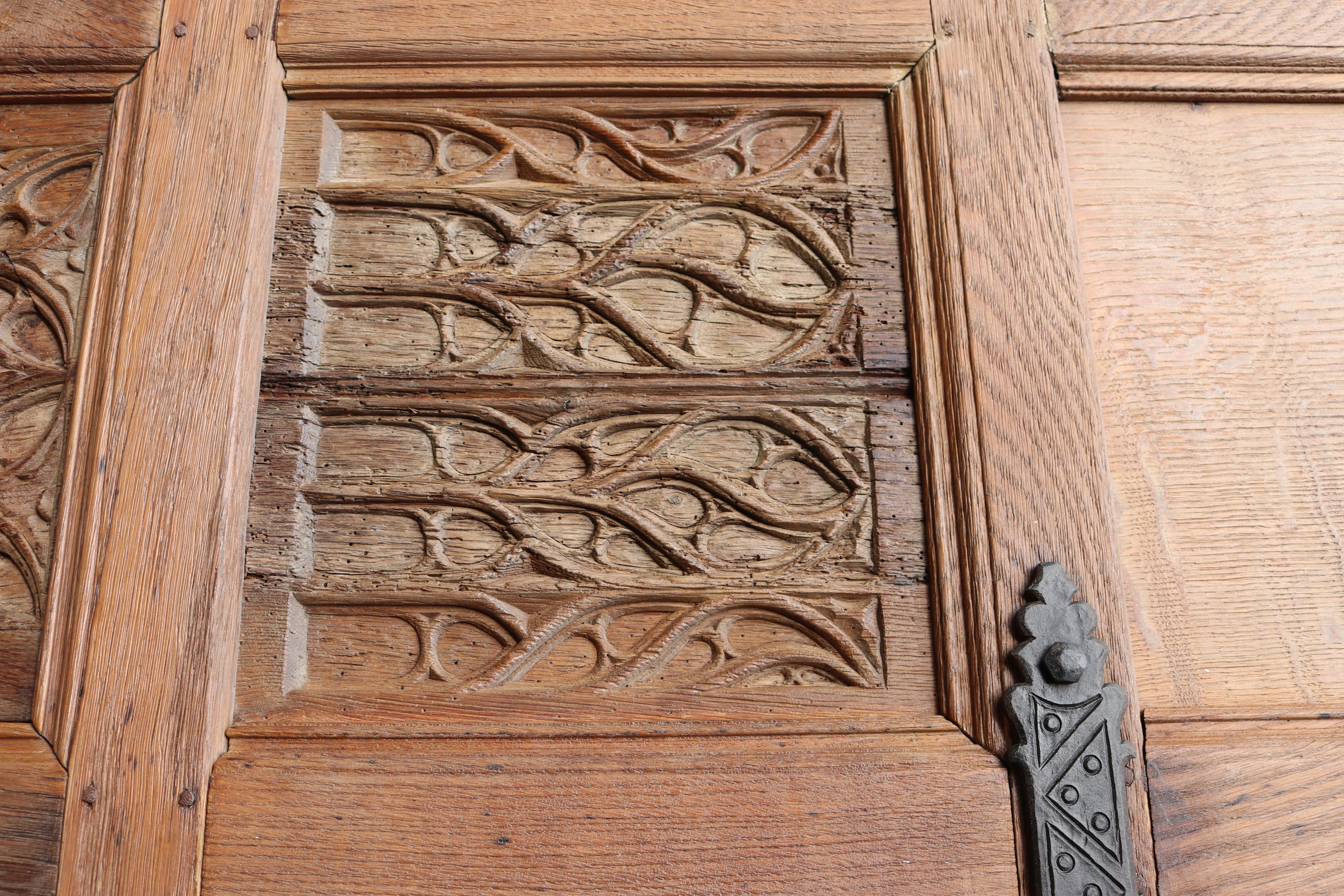 English Arched Oak Interior/Exterior Door