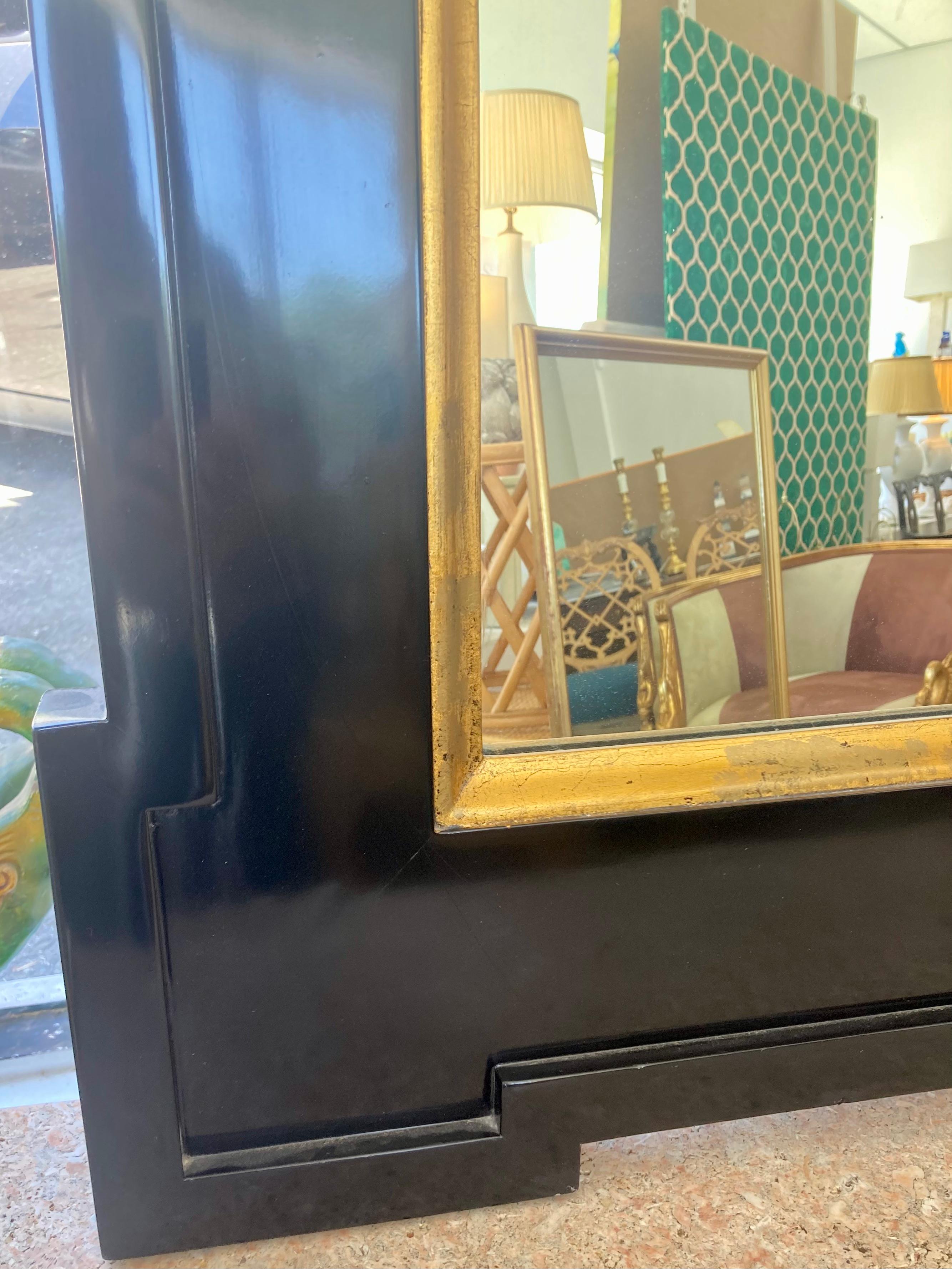 Arched Pediment Mirror by John Hutton For Sale 5