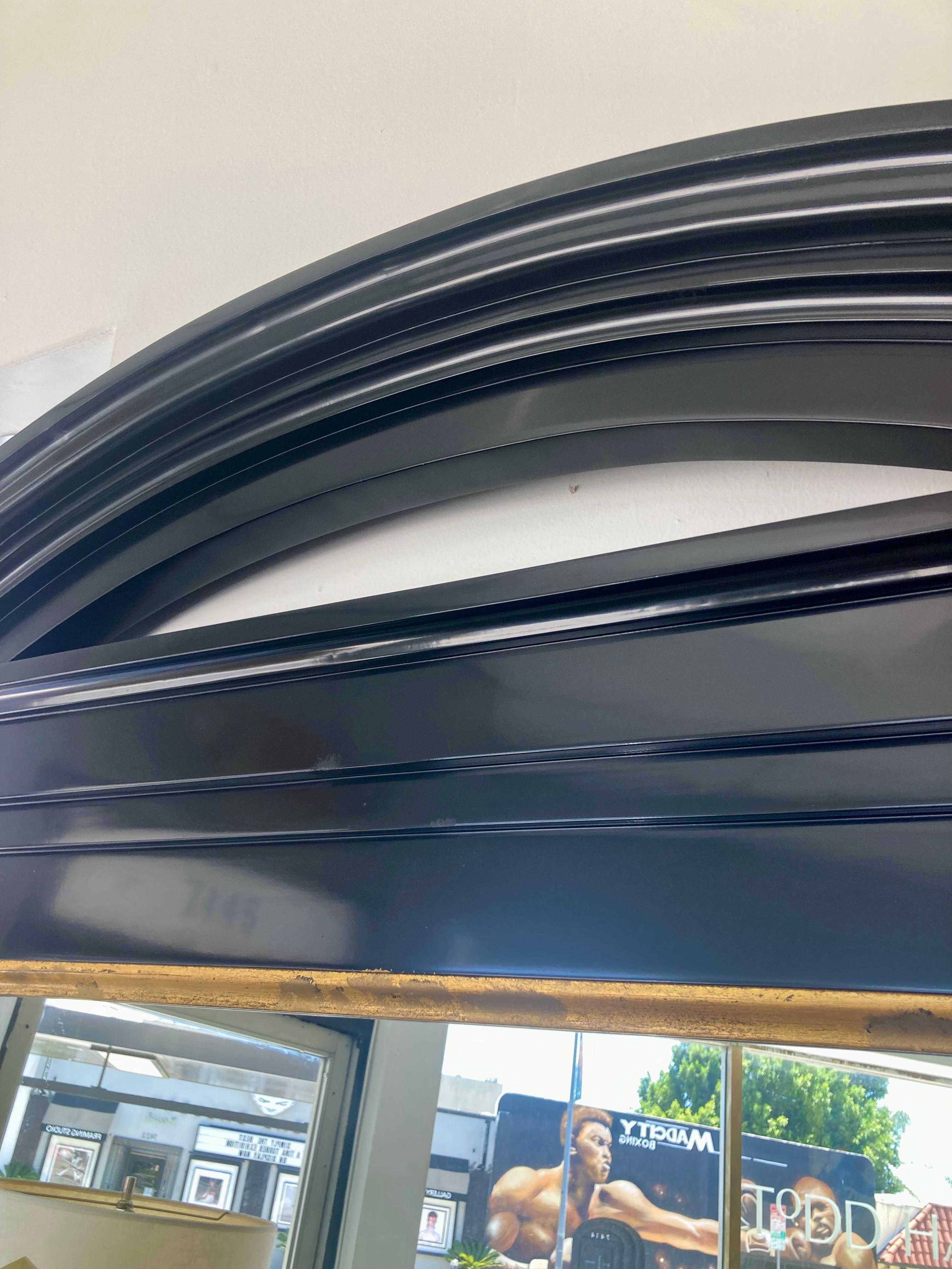 Arched Pediment Mirror by John Hutton In Good Condition For Sale In Los Angeles, CA