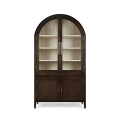 Arched Top Display China Cabinet