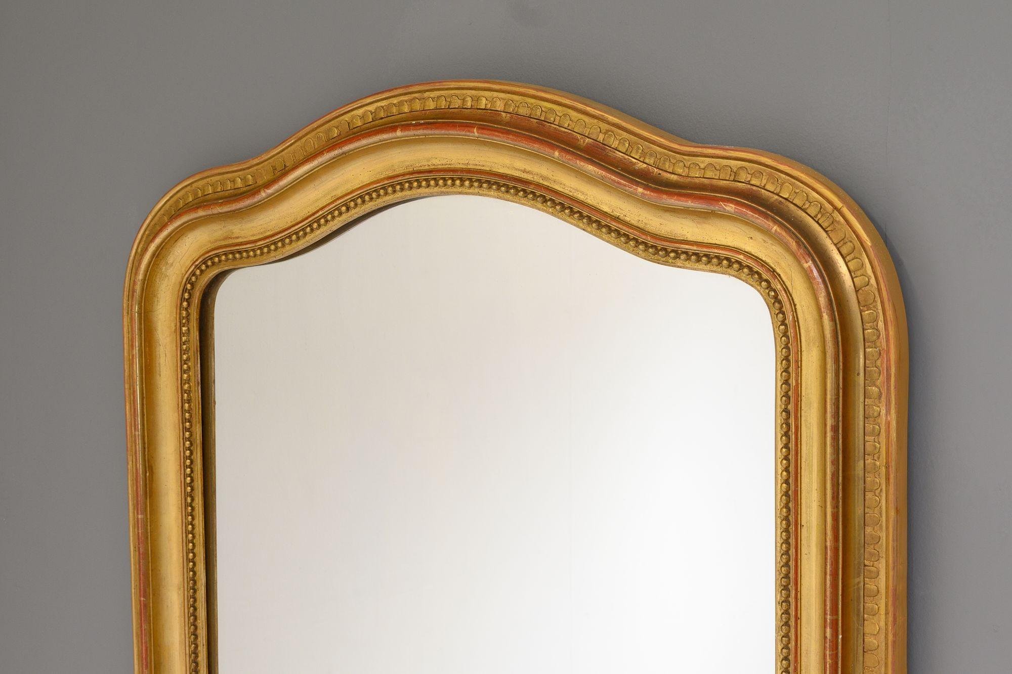 Arched Top Gilded Mirror Vidrio en venta