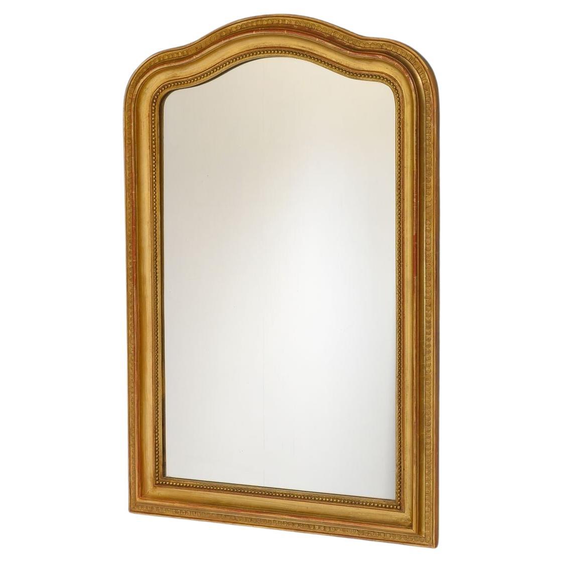 Arched Top Gilded Mirror