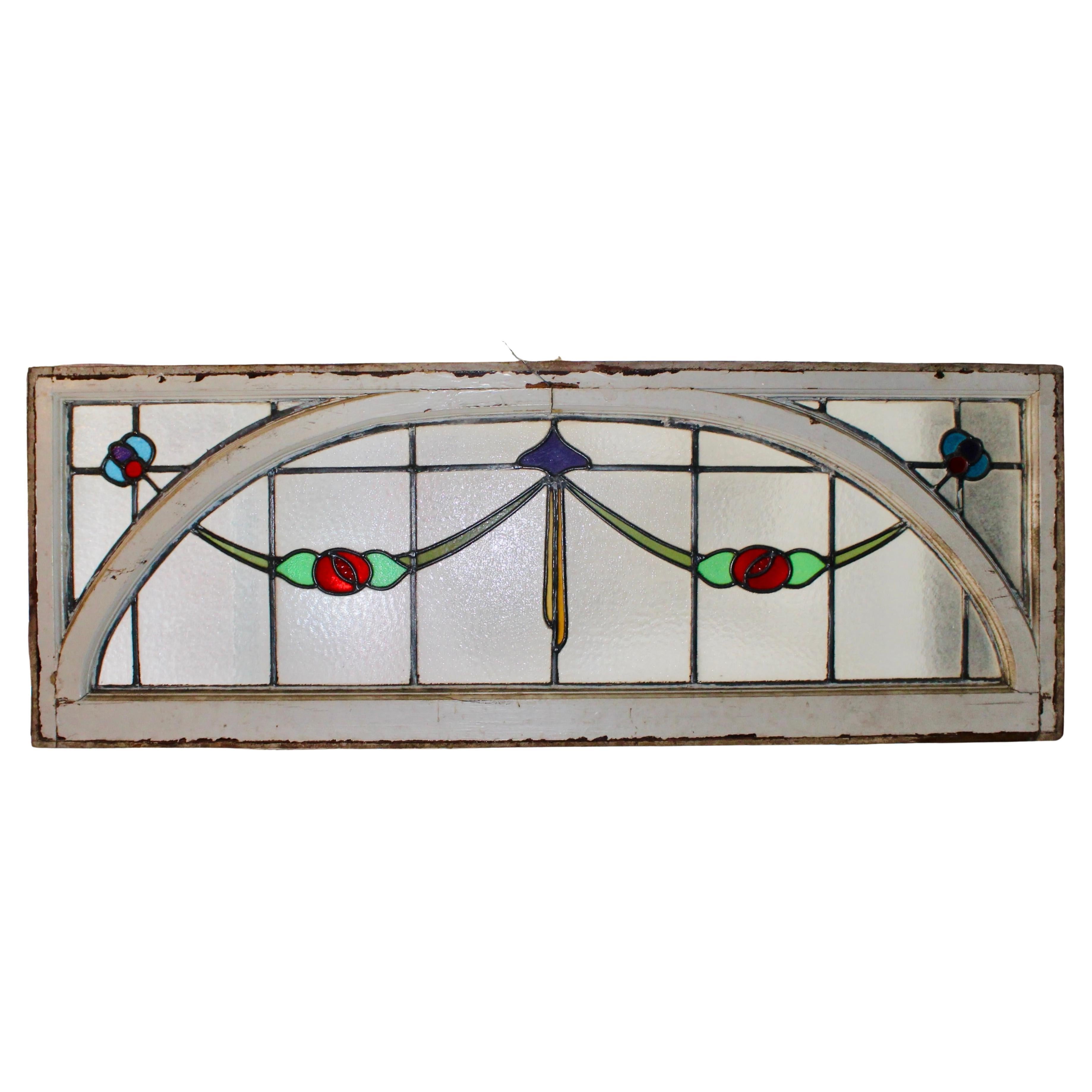 Arched Transom Window 54" x 20"