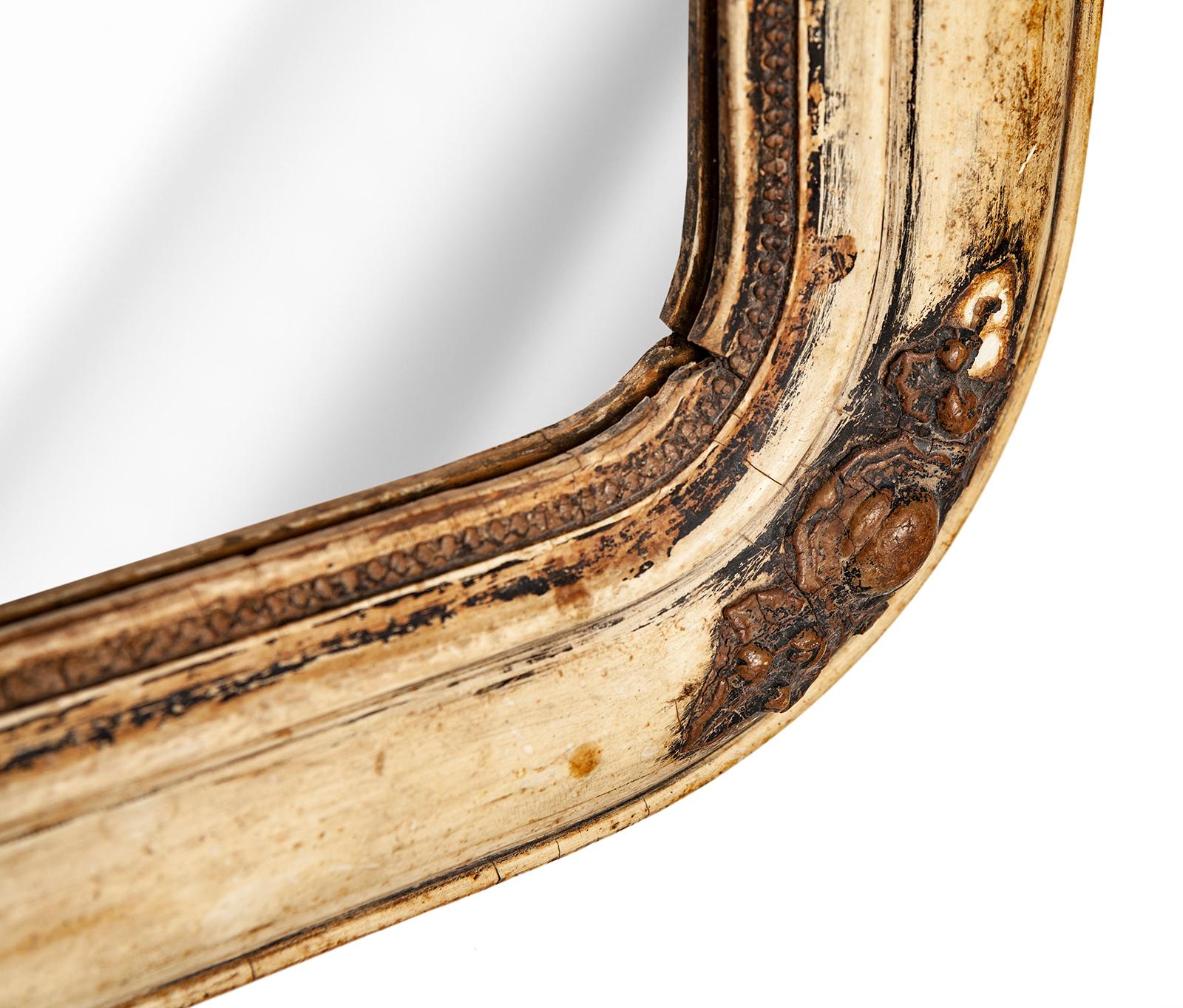 19th Century Arched Victorian Framed Mirror