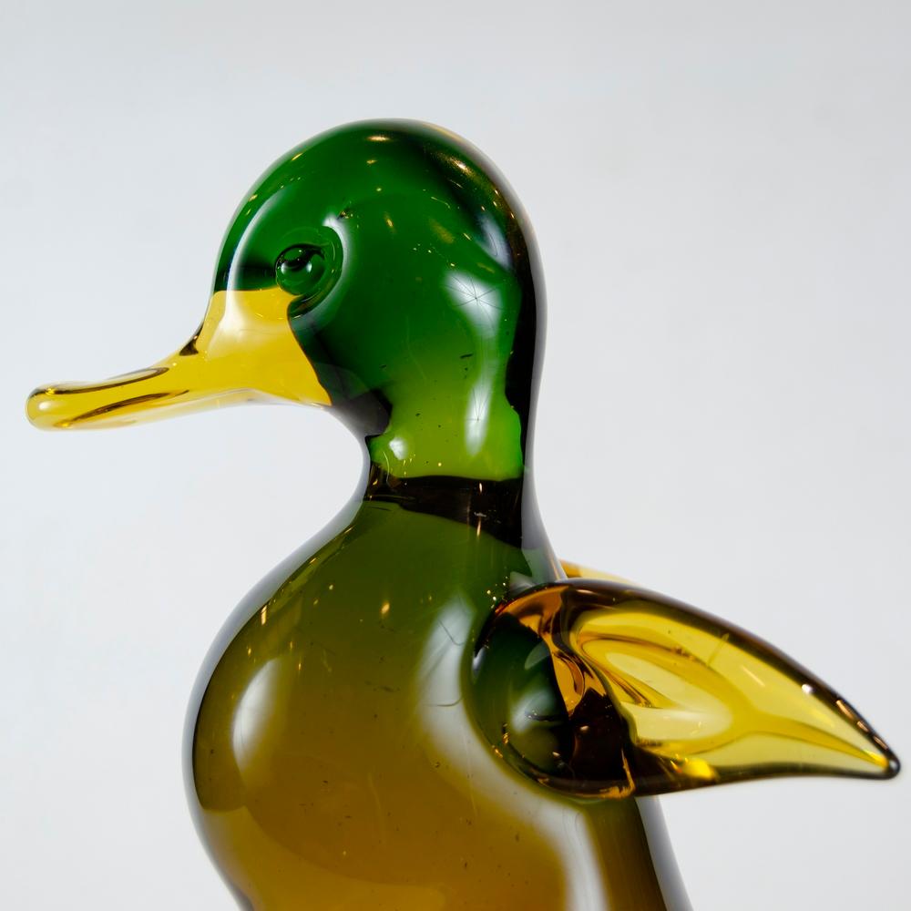 Italian Archemide Seguso, Murano Duck Decanter for Luxardo For Sale