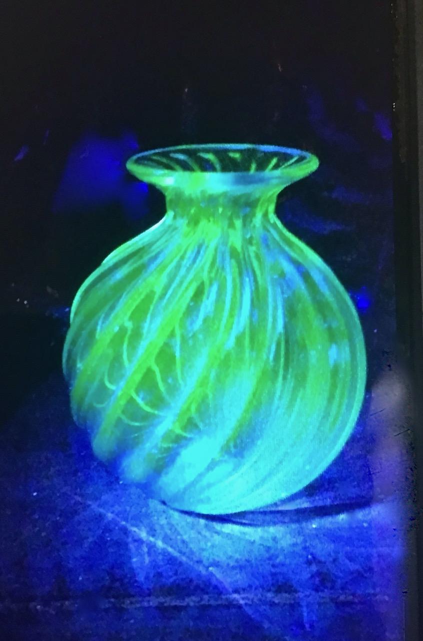 Archemide Seguso Twisted Glass Vase For Sale 1