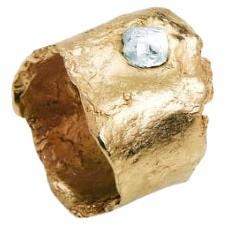 Bague Archeo Fragment Marionite en bronze plaqué or 24k par Marion Fillancq en vente