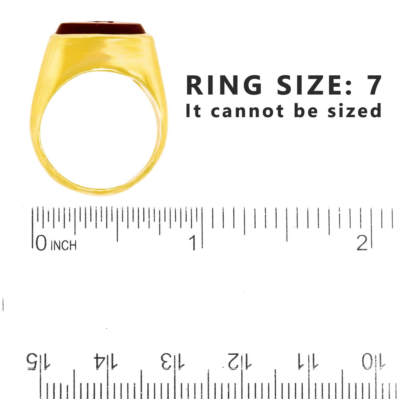 Georgian Archeological Revival Roman Seal Ring 18k-20k For Sale