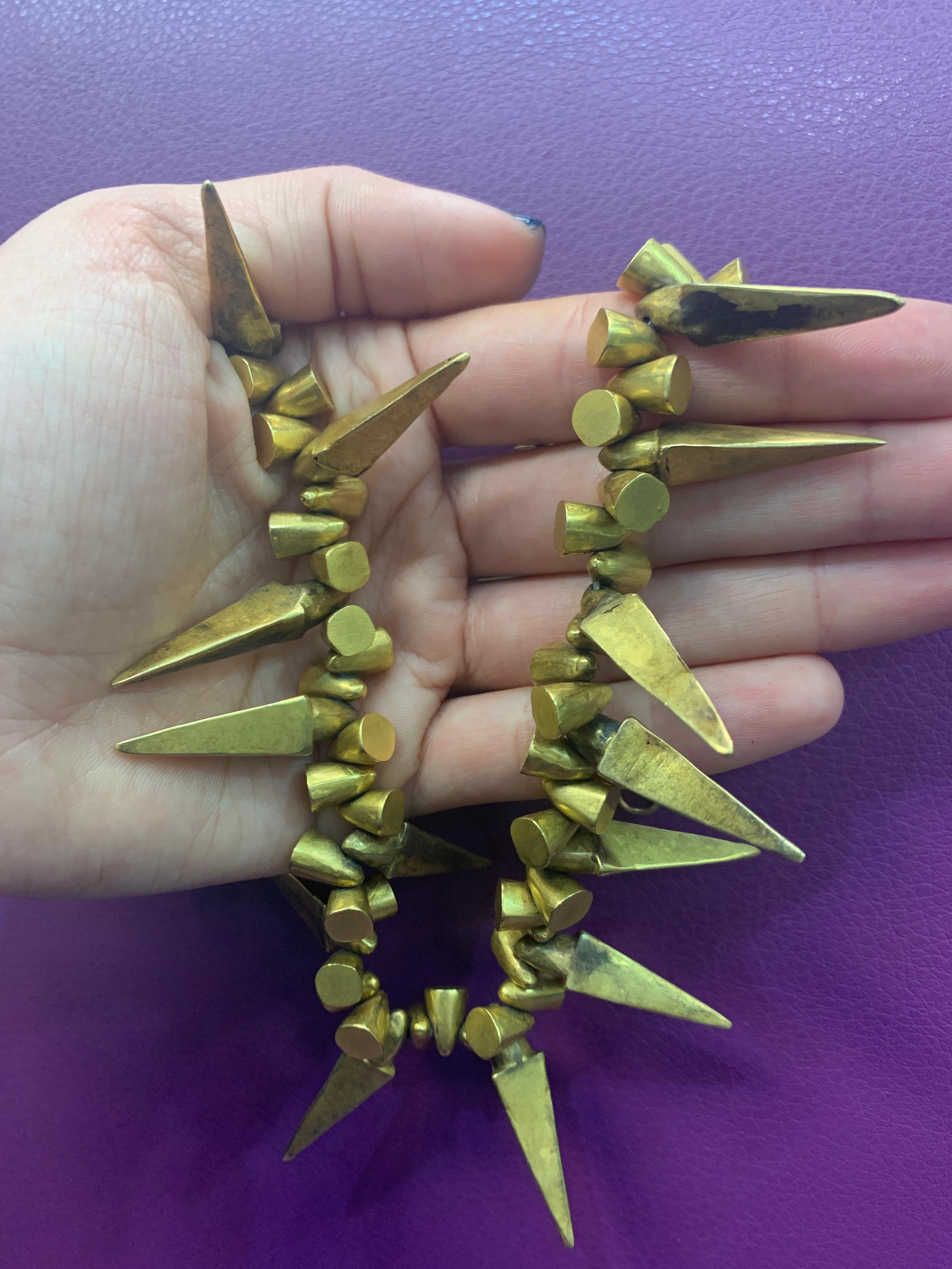 Women's Archeological Revival Spike Necklace For Sale
