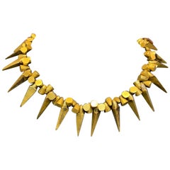 Archeological Revival Spike Necklace