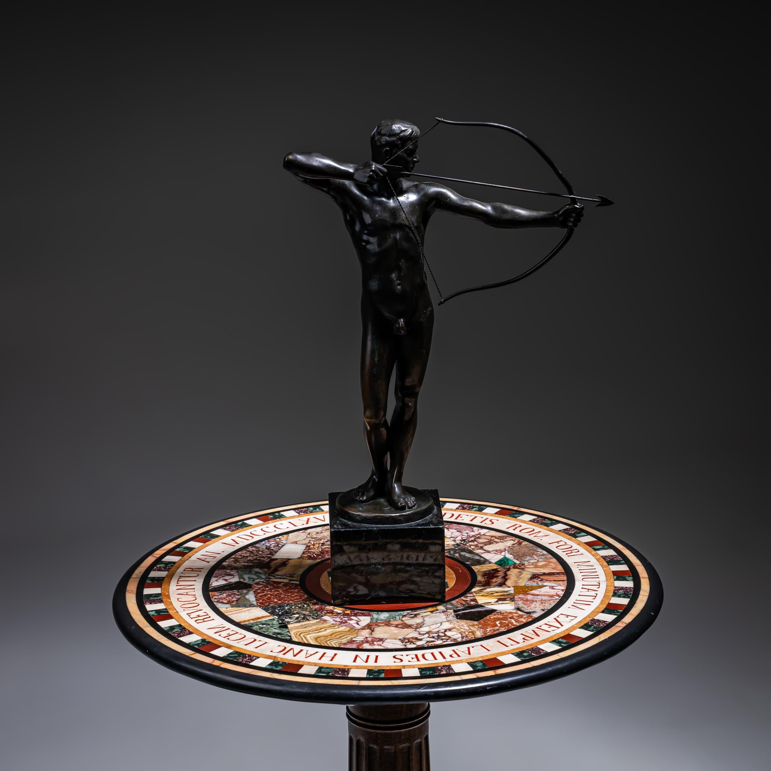 Archer in Bronze by Paul Moye (German, 1877–1926), Early 20th Century in vendita 9