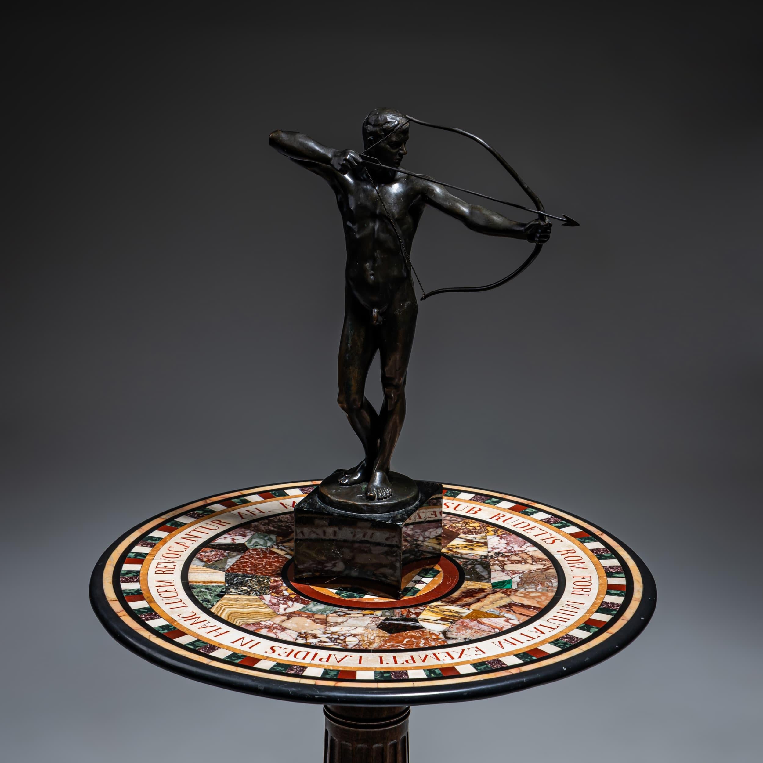 Archer in Bronze by Paul Moye (German, 1877–1926), Early 20th Century in vendita 10